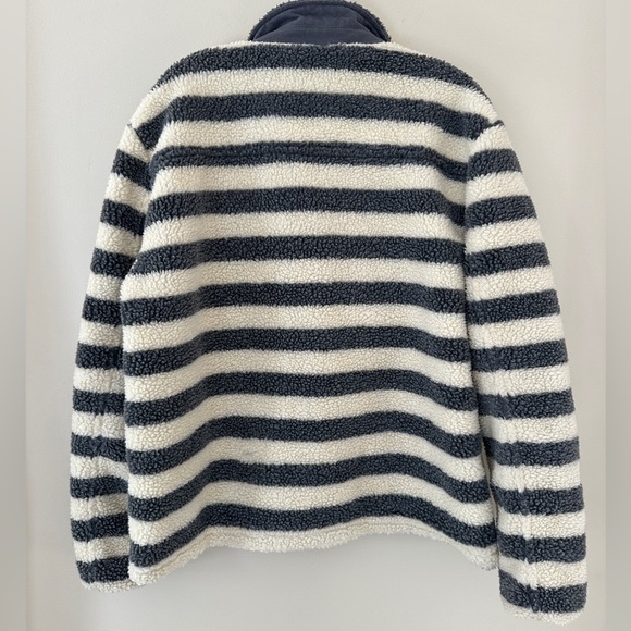 Native Youth Urban Outfitters Men's Cadley Striped Fleece Jacket Size XL - Picture 2 of 9